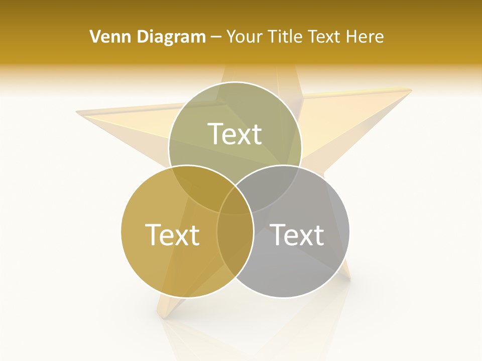 Award Single Object Brushed PowerPoint Template