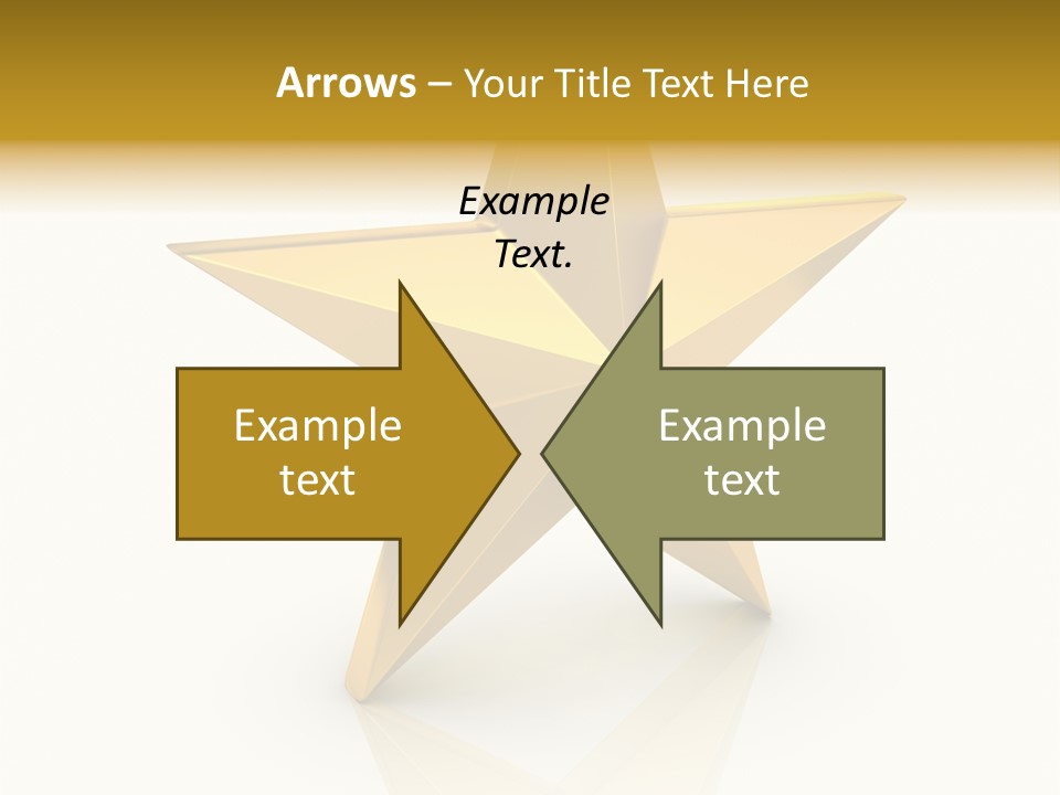 Award Single Object Brushed PowerPoint Template