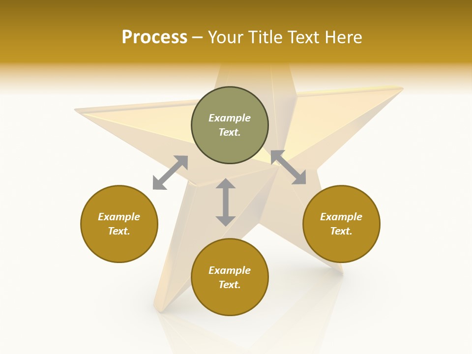 Award Single Object Brushed PowerPoint Template