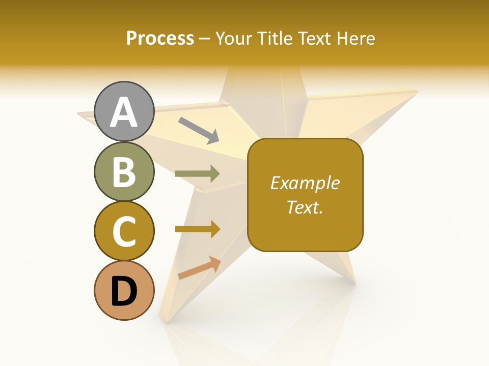 Award Single Object Brushed PowerPoint Template