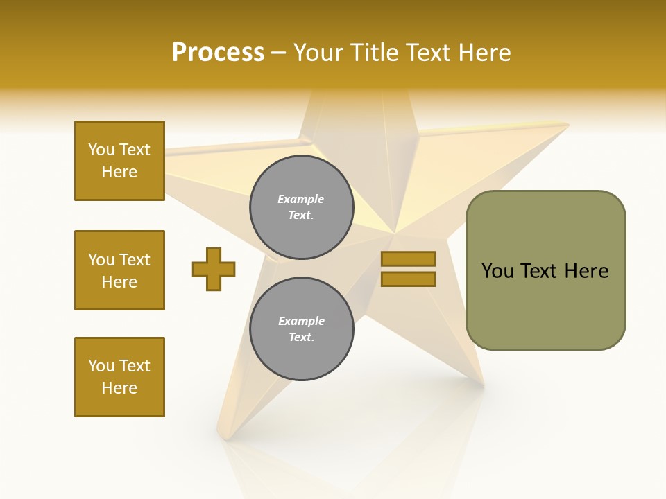 Award Single Object Brushed PowerPoint Template