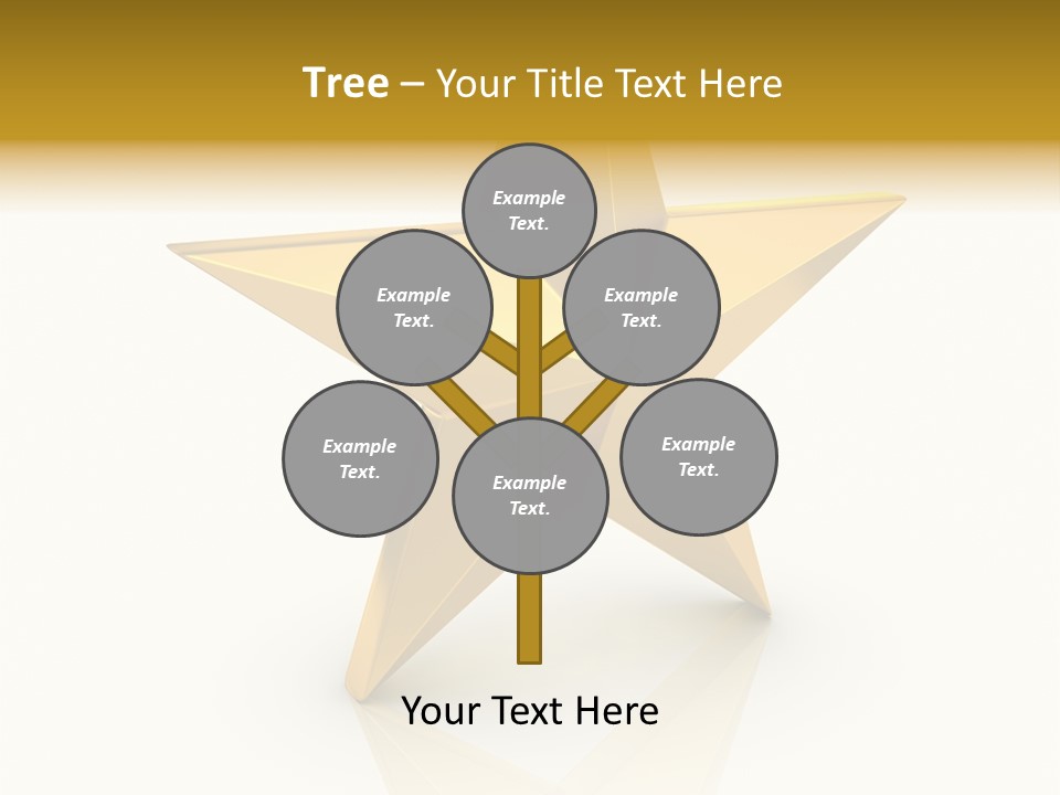 Award Single Object Brushed PowerPoint Template