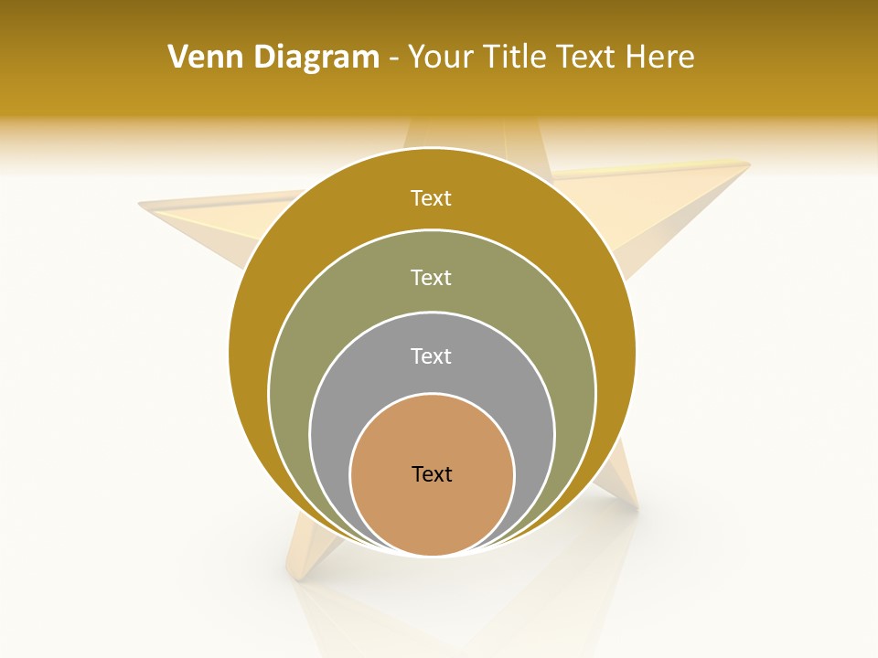 Award Single Object Brushed PowerPoint Template