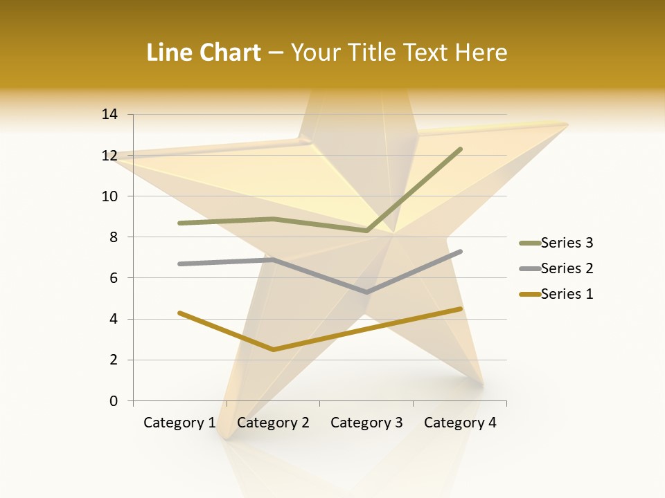 Award Single Object Brushed PowerPoint Template