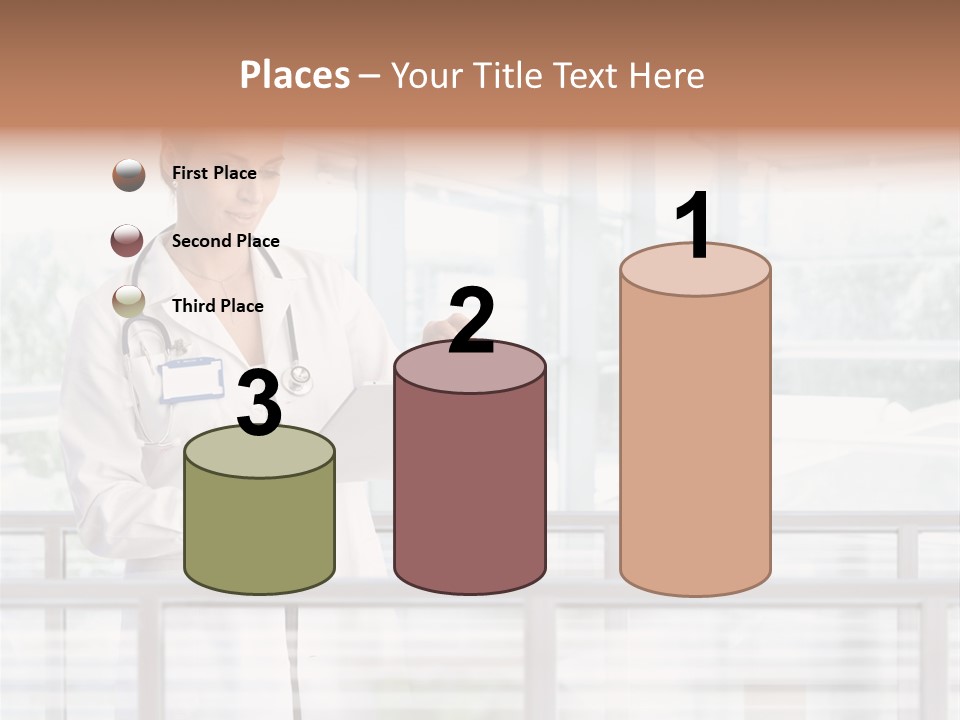 Medication Doctor Touchscreen PowerPoint Template