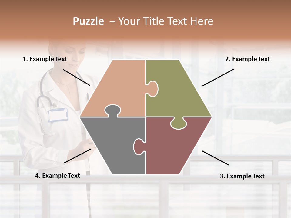 Medication Doctor Touchscreen PowerPoint Template