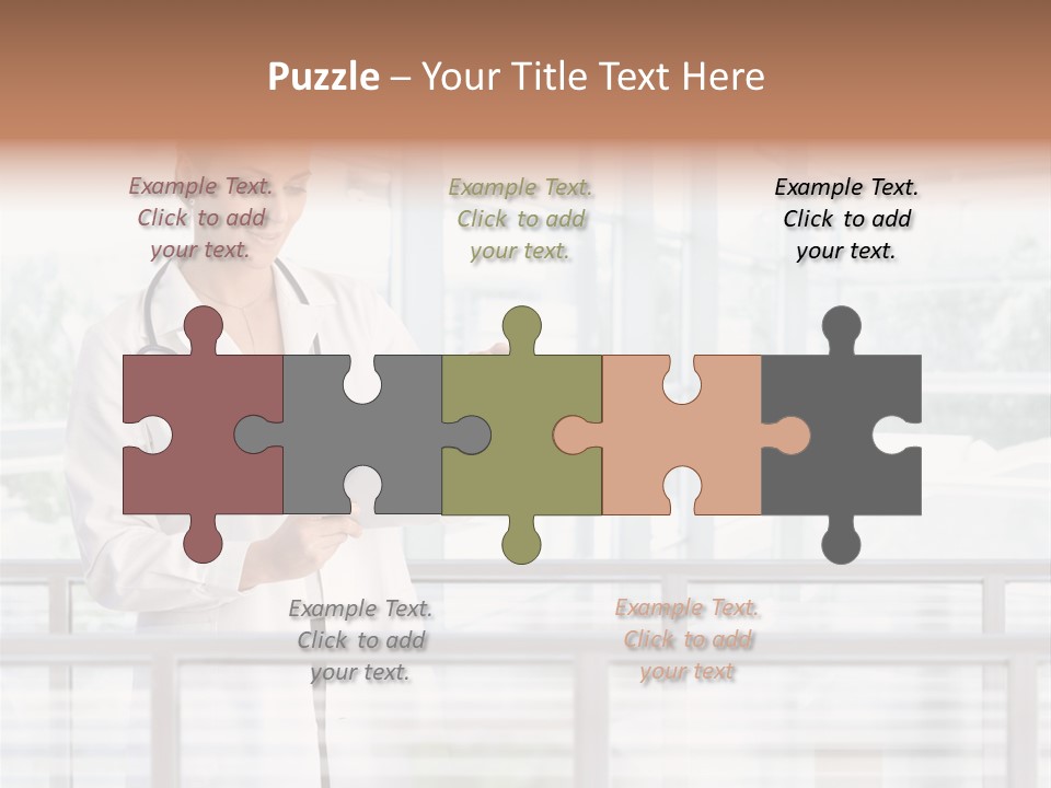 Medication Doctor Touchscreen PowerPoint Template