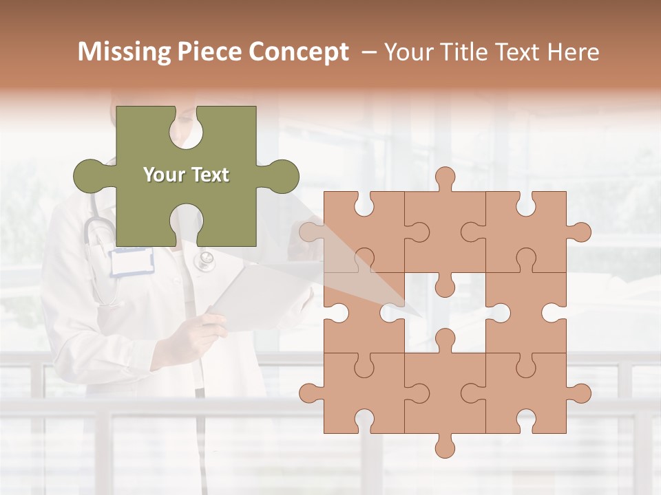 Medication Doctor Touchscreen PowerPoint Template