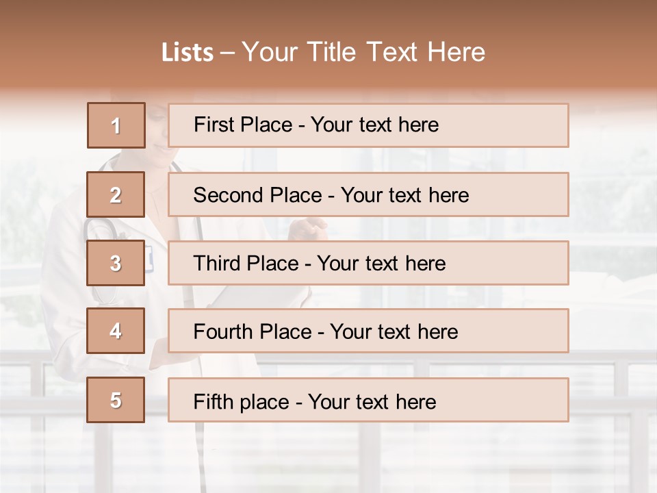 Medication Doctor Touchscreen PowerPoint Template