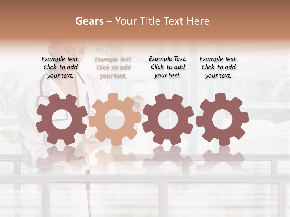 Medication Doctor Touchscreen PowerPoint Template