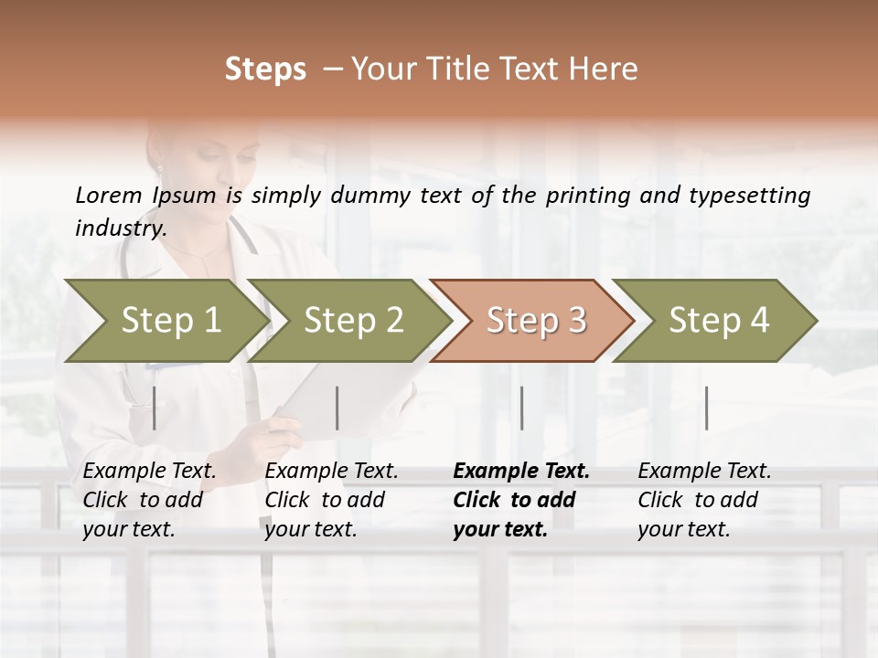 Medication Doctor Touchscreen PowerPoint Template