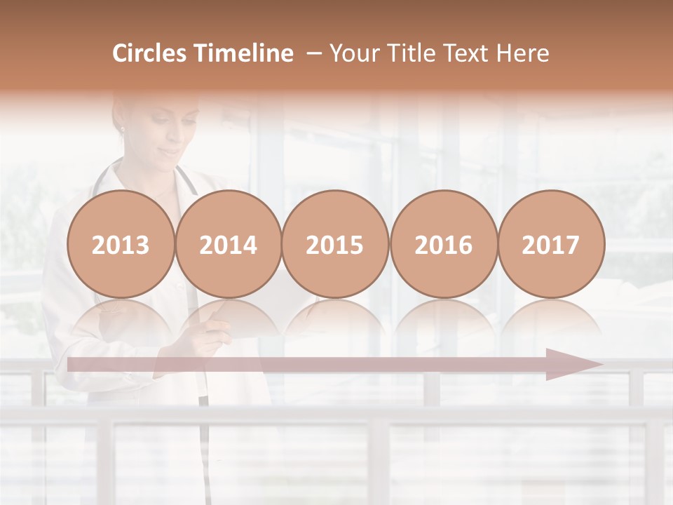 Medication Doctor Touchscreen PowerPoint Template