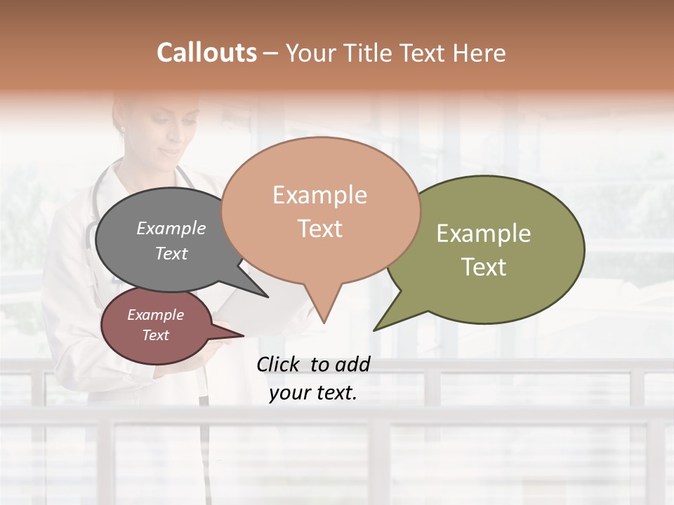 Medication Doctor Touchscreen PowerPoint Template