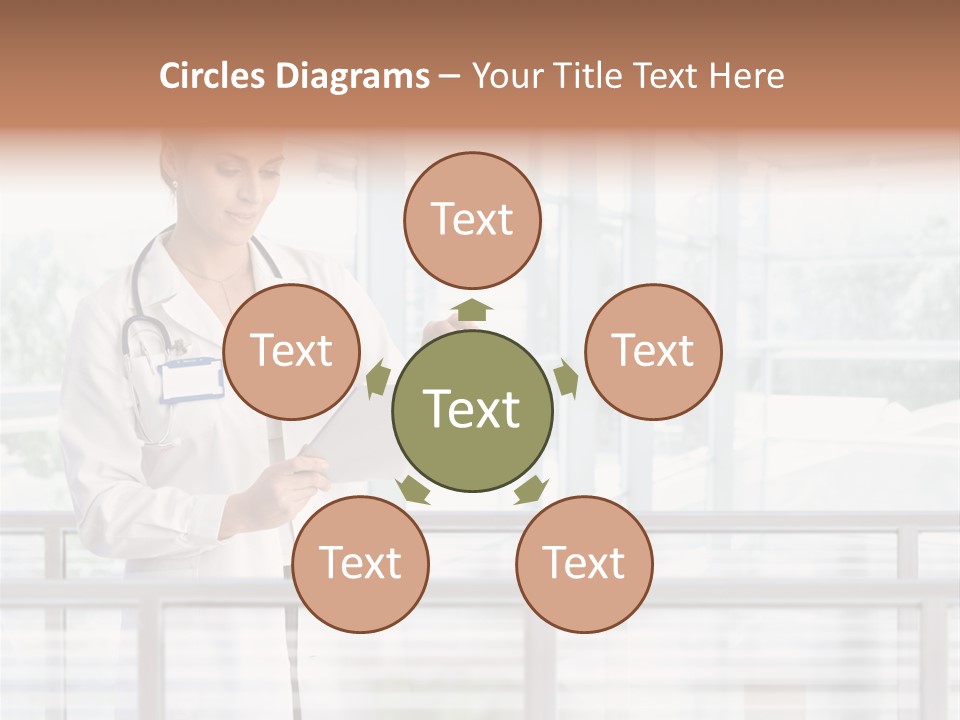 Medication Doctor Touchscreen PowerPoint Template