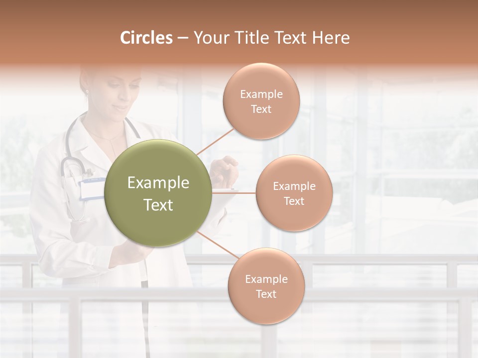 Medication Doctor Touchscreen PowerPoint Template