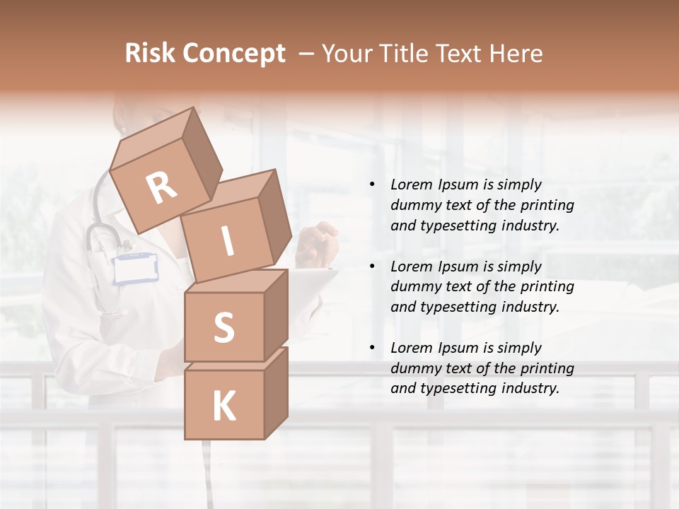 Medication Doctor Touchscreen PowerPoint Template