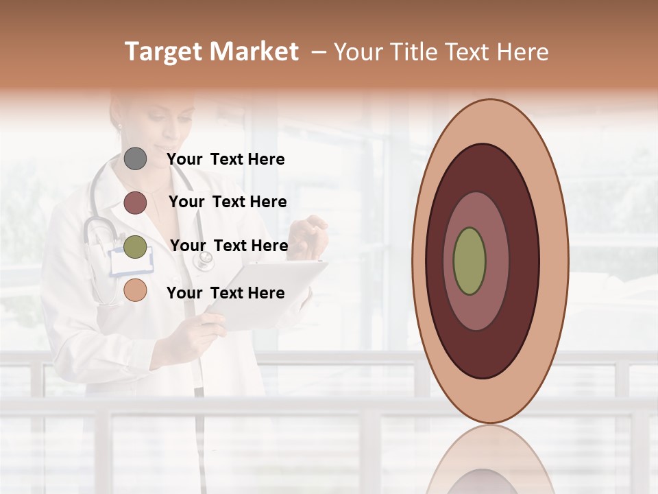 Medication Doctor Touchscreen PowerPoint Template