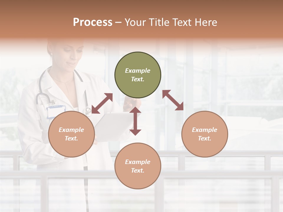 Medication Doctor Touchscreen PowerPoint Template