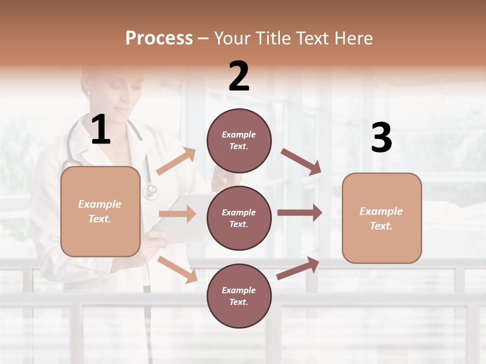 Medication Doctor Touchscreen PowerPoint Template