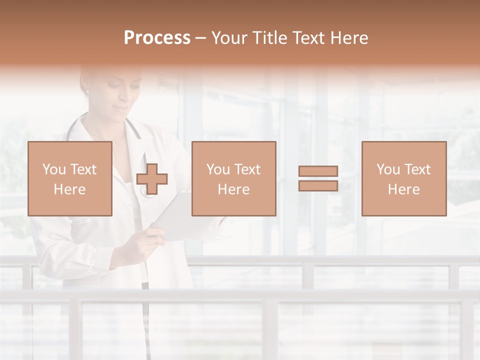 Medication Doctor Touchscreen PowerPoint Template