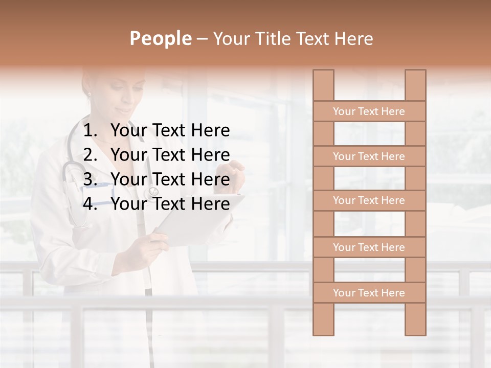 Medication Doctor Touchscreen PowerPoint Template