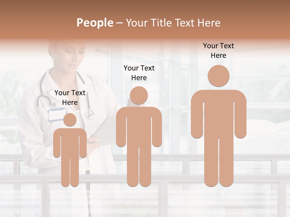 Medication Doctor Touchscreen PowerPoint Template