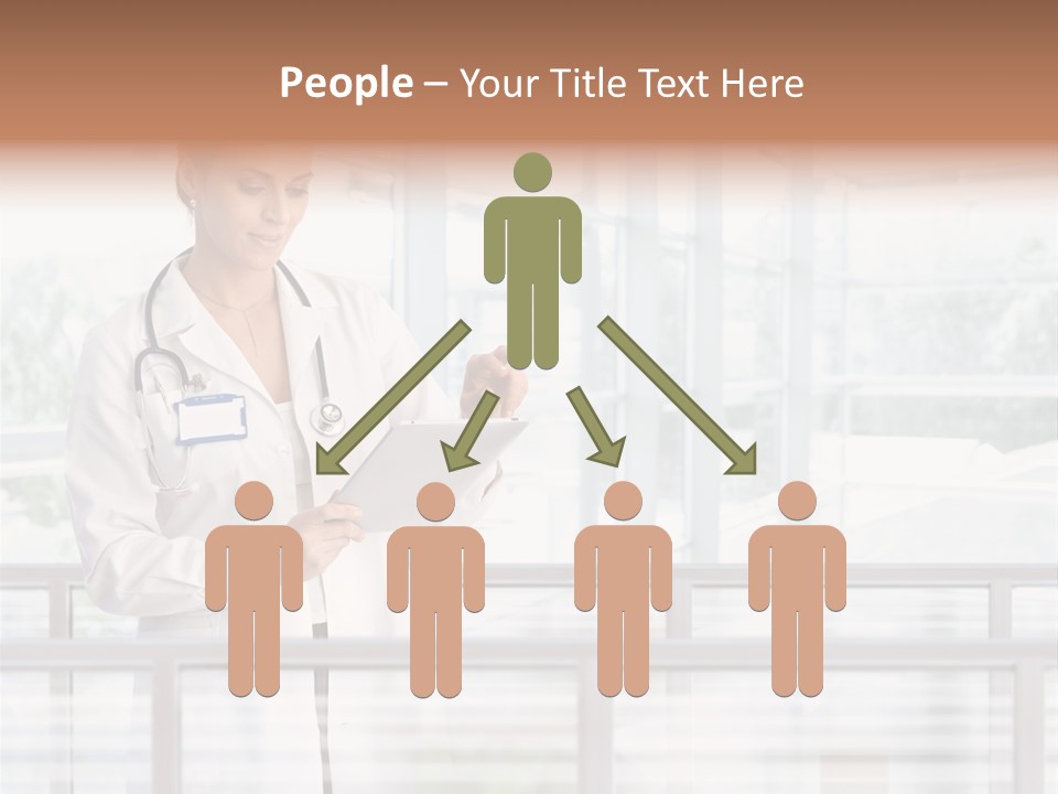 Medication Doctor Touchscreen PowerPoint Template