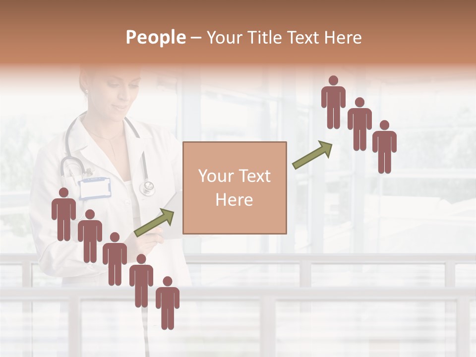Medication Doctor Touchscreen PowerPoint Template