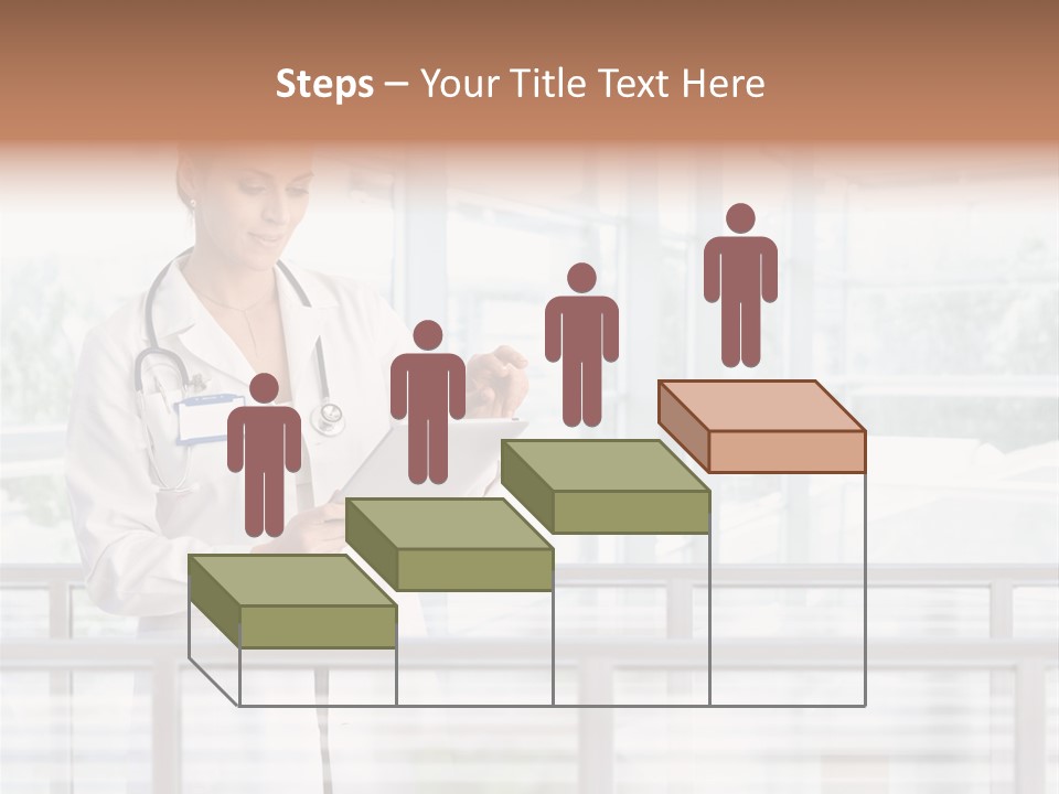 Medication Doctor Touchscreen PowerPoint Template