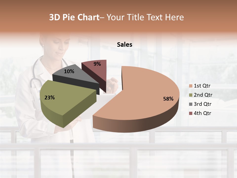 Medication Doctor Touchscreen PowerPoint Template