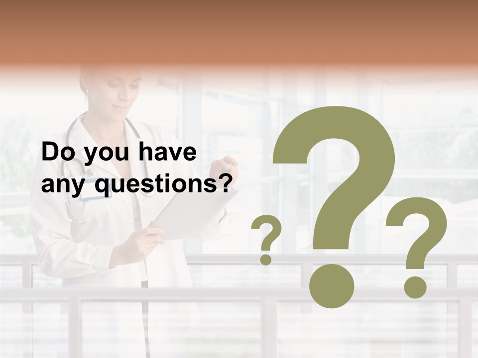 Medication Doctor Touchscreen PowerPoint Template