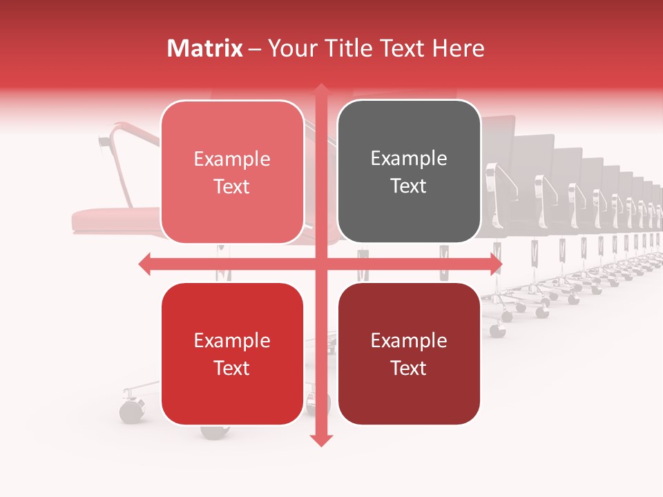 Discussion Furniture Color PowerPoint Template