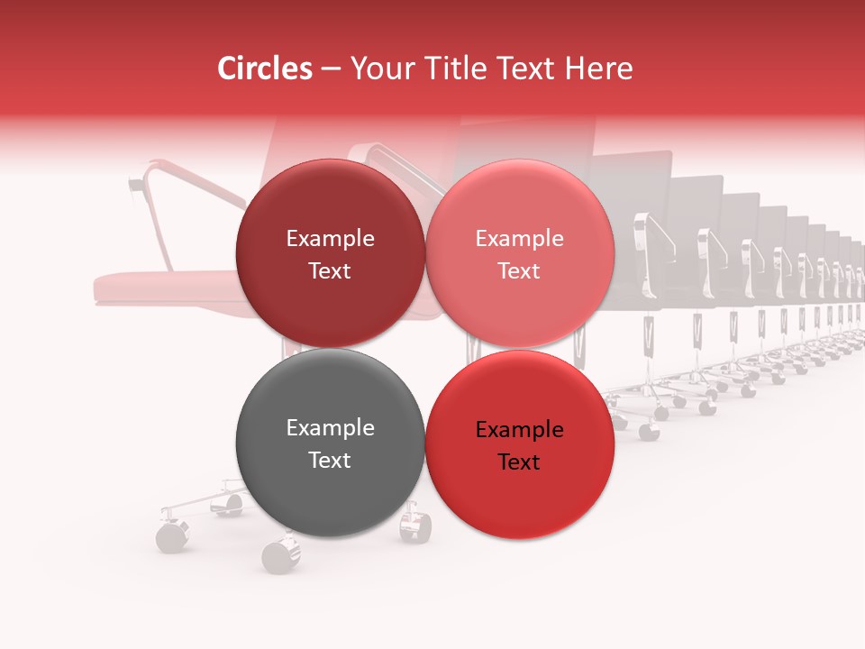 Discussion Furniture Color PowerPoint Template