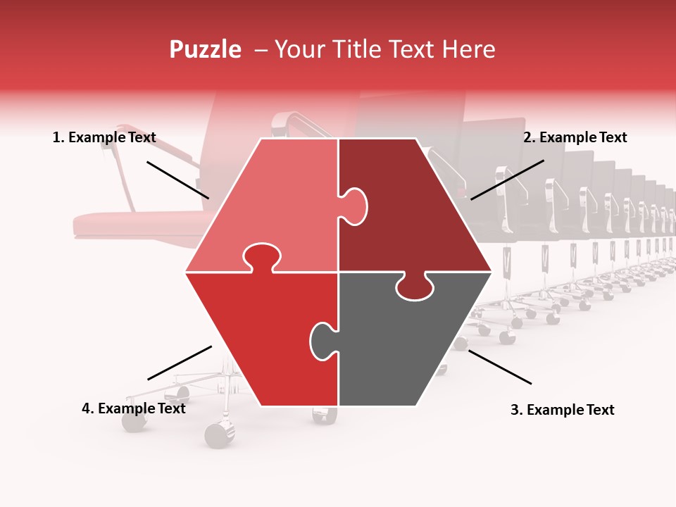 Discussion Furniture Color PowerPoint Template