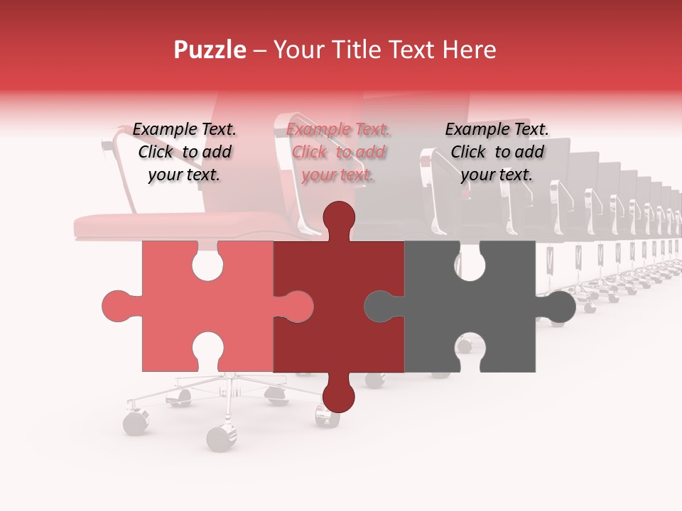 Discussion Furniture Color PowerPoint Template