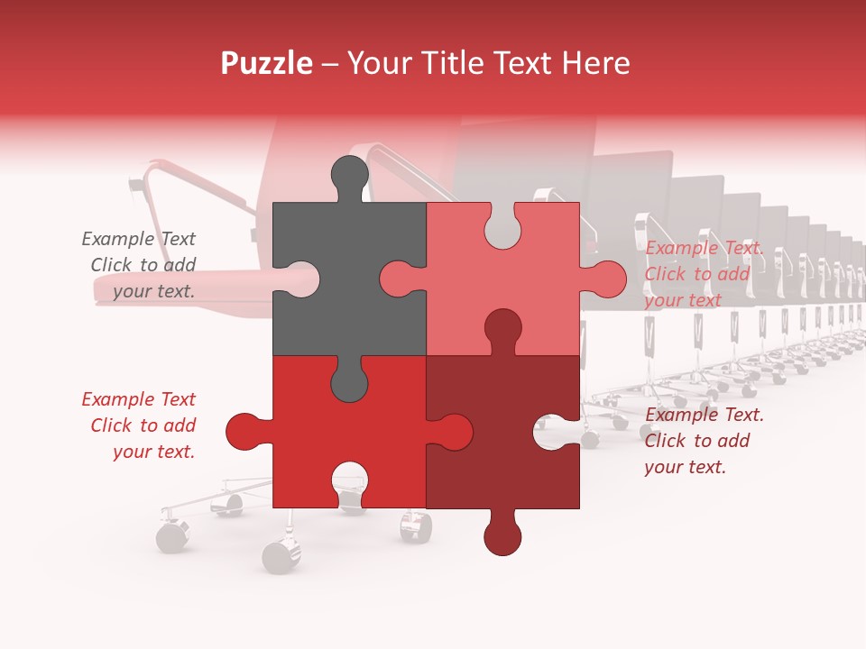 Discussion Furniture Color PowerPoint Template