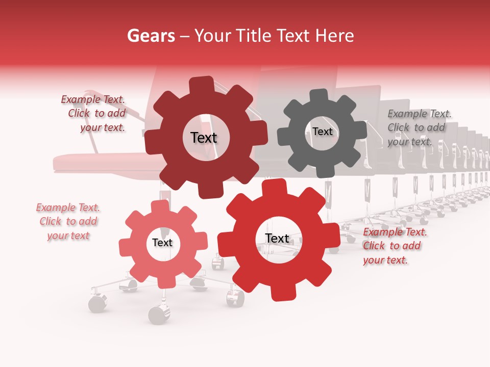 Discussion Furniture Color PowerPoint Template