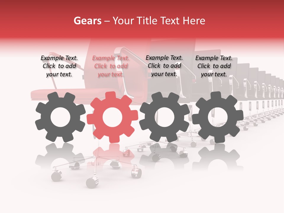 Discussion Furniture Color PowerPoint Template