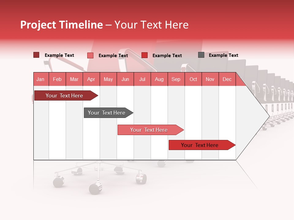 Discussion Furniture Color PowerPoint Template