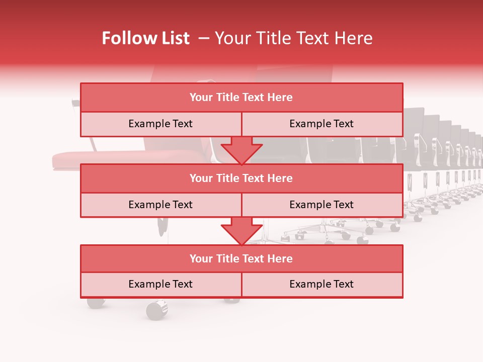 Discussion Furniture Color PowerPoint Template