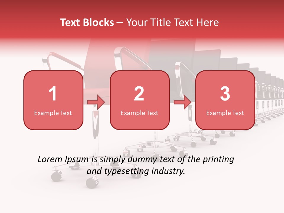 Discussion Furniture Color PowerPoint Template