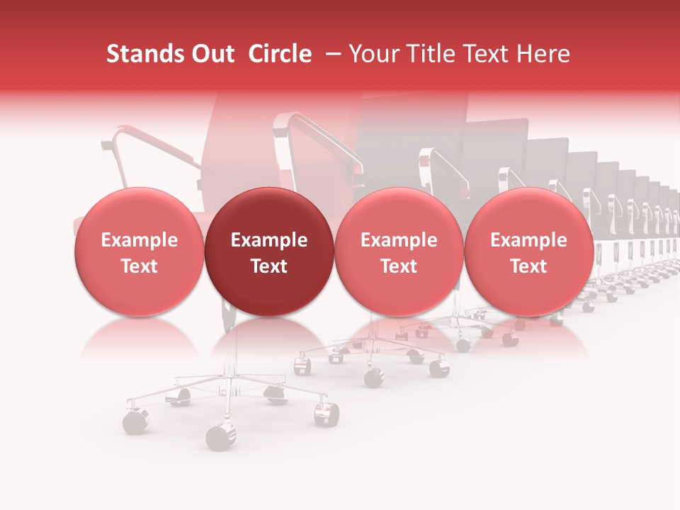 Discussion Furniture Color PowerPoint Template