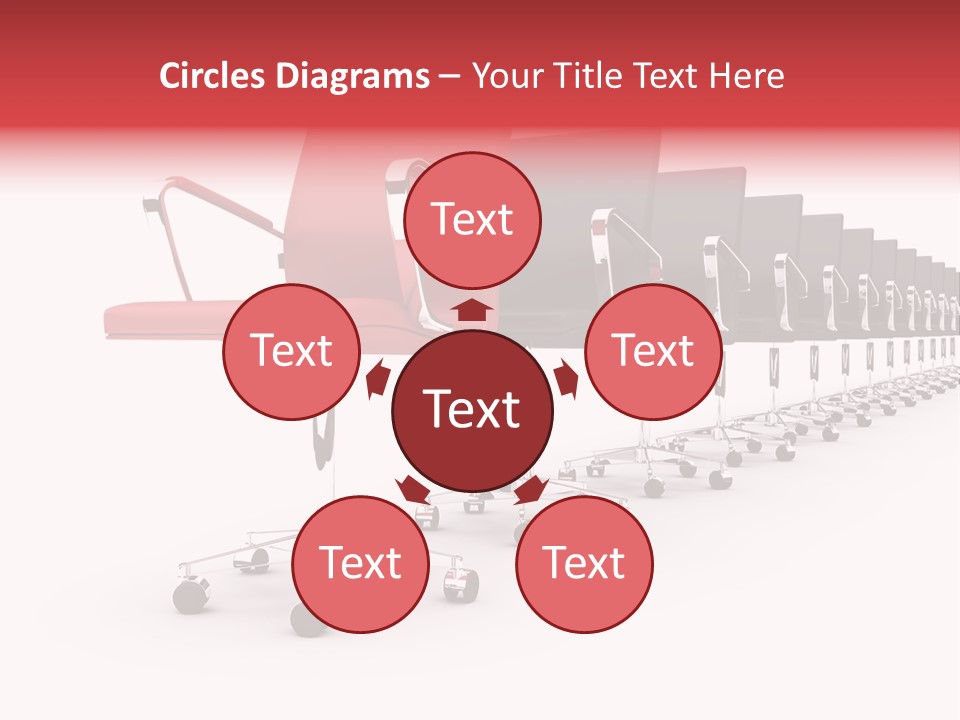 Discussion Furniture Color PowerPoint Template
