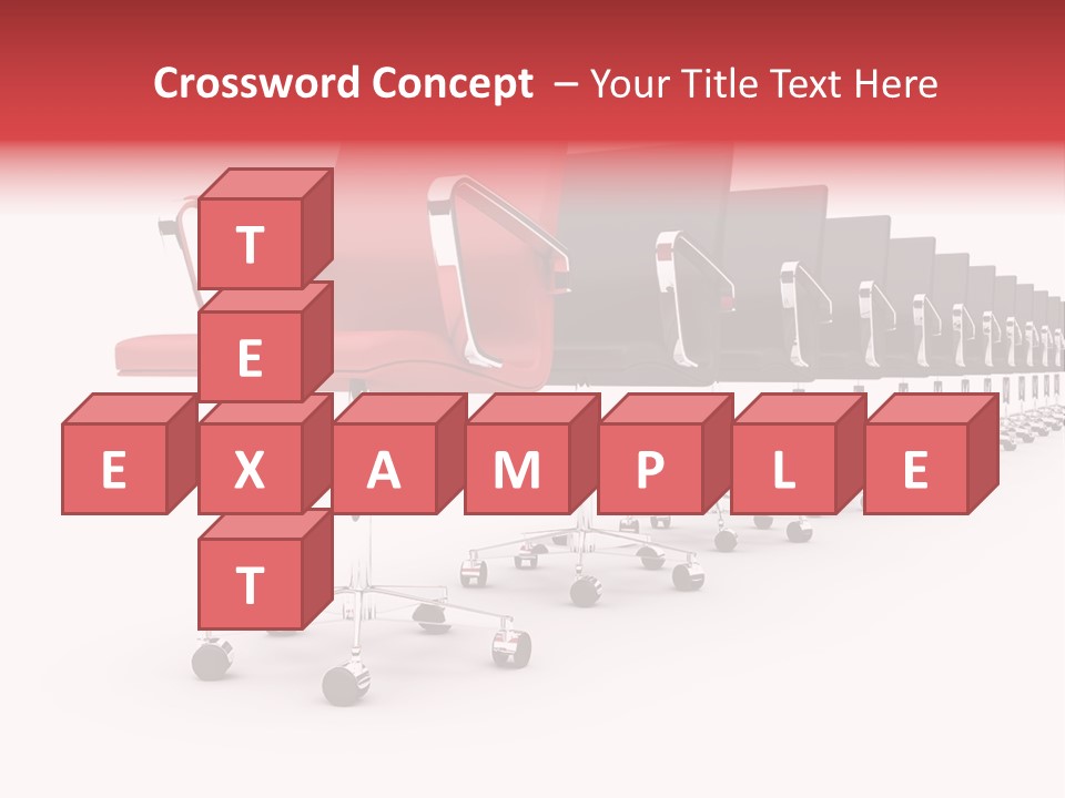 Discussion Furniture Color PowerPoint Template