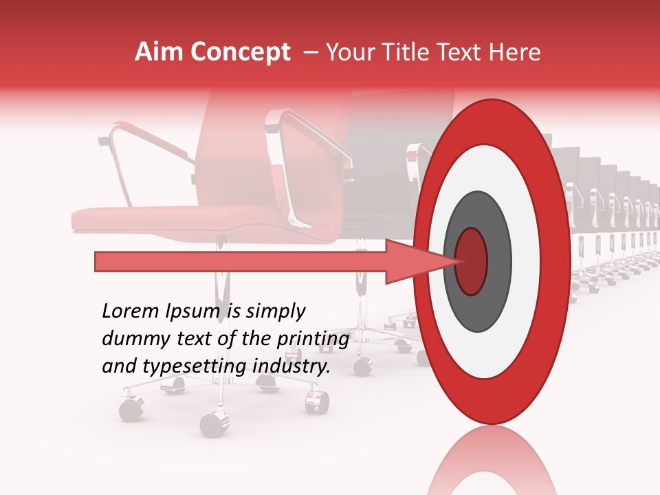 Discussion Furniture Color PowerPoint Template