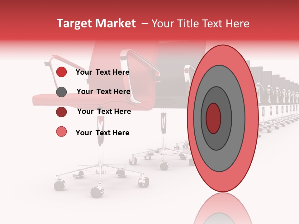 Discussion Furniture Color PowerPoint Template