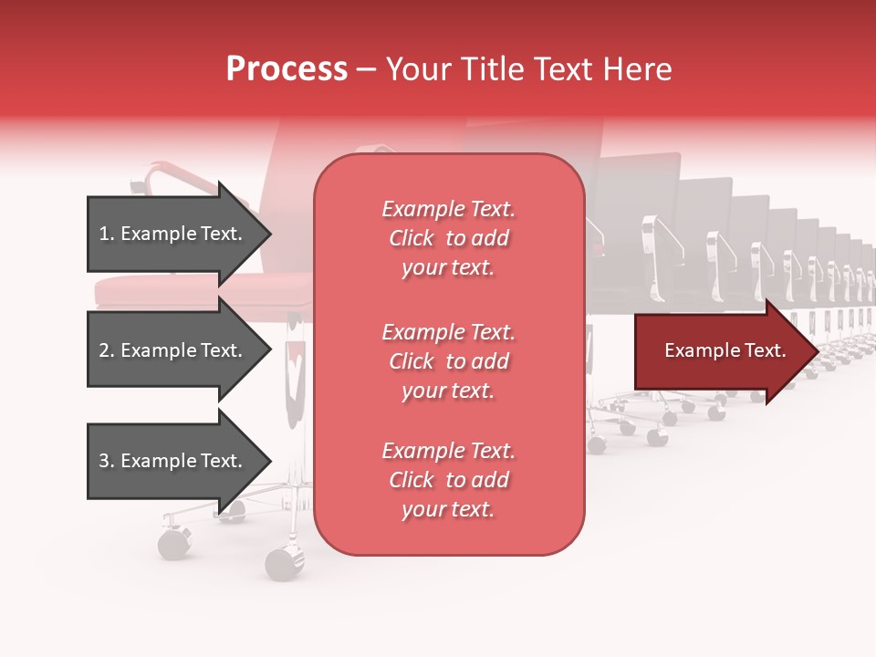 Discussion Furniture Color PowerPoint Template