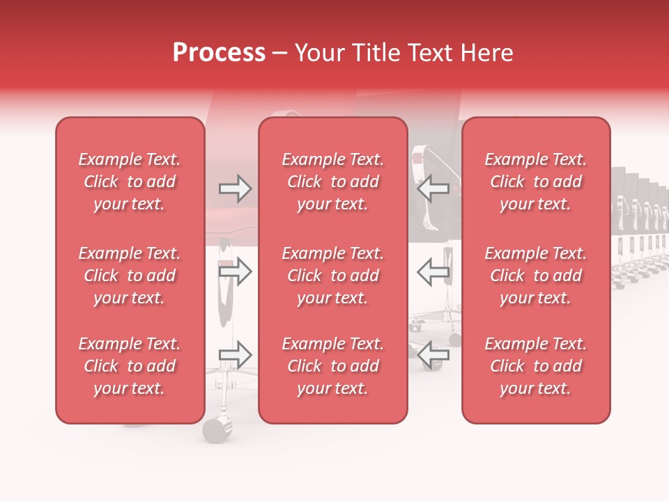 Discussion Furniture Color PowerPoint Template