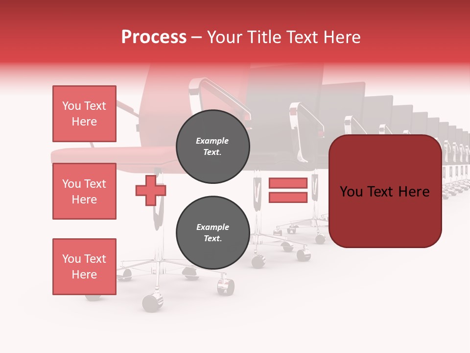 Discussion Furniture Color PowerPoint Template