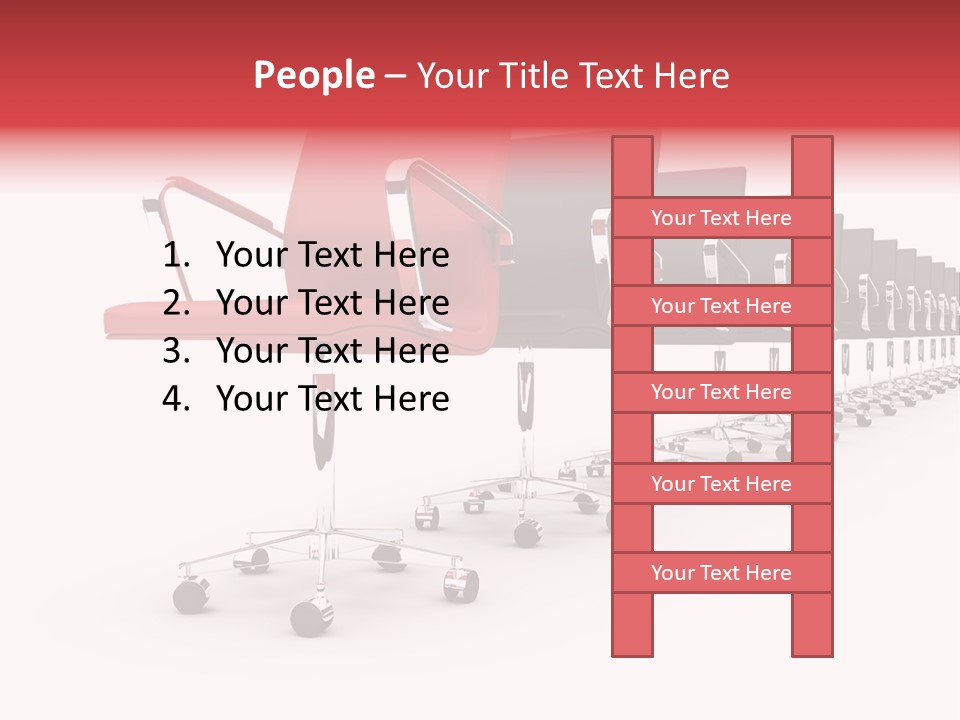 Discussion Furniture Color PowerPoint Template